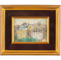 大澤喜一 古い教会 巴里 絵画 油絵 美術品 - メルカリ