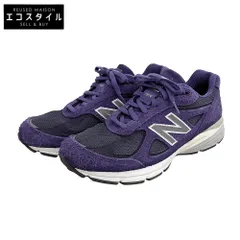 NEW BALANCE ニューバランス 美品 スエード スニーカー シューズ メンズ パープル 27.5cm U990TB4 9 1/2(US)