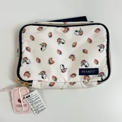 【031-a】スヌーピー　仕切りいっぱい ポーチ　PEANUTS