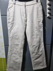 アディダス レディース アイボリー色 ズボン