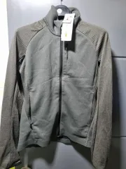 アディダス カーキ フルジップアップ スポーツ ジャケット