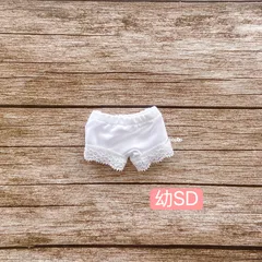 JANAYA ハンドメイド 幼SD服 パンツ 下着 白色 2点 翌日発送