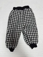 起毛チェックパンツ 90