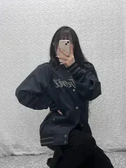 MLB ティトロイット ドクロ オーバーサイズ スタジャン スタジアム ジャケット 105 C06330