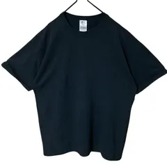 L ラッセルアスレティック 無地 シンプル 単色 ブラック 黒 Tシャツ メンズ レディース ユニセックス 古着 半袖