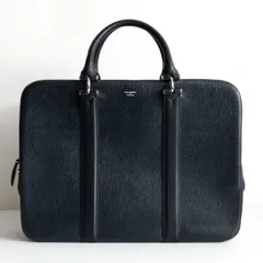 【極美品】PELLE MORBIDA【Mare ブリーフバッグ(1室タイプ)】ネイビー レザー ビジネス バッグ ペッレモルビダ 25120603