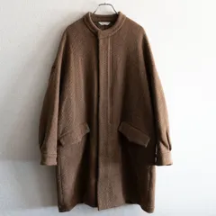 【美品】 ARTS&SCIENCE 【Stand colar coat】2 ブラウン ウール スタンドカラー コート アーツアンドサイエンス 25120655のサムネイル