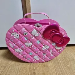 ハローキティ ハート ウール バッグ ピンク