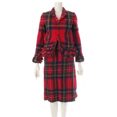 【最終値下げ】トリココムデギャルソン 縮絨ジャケット&スカートセット トリココムデギャルソン ジャケット