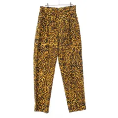 ジャンニ・ヴェルサーチェ レオパード スラックス パンツ ボトムス イエロー 50【中古】のサムネイル