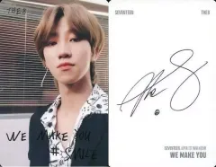 【中古】コレクションカード(男性) SEVENTEEN/THE8(ディエイト)/「#SMILE」・裏面グレー/CD「JAPAN 1ST MINI ALBUM WE MAKE YOU」(CARAT盤)特典フォトカード
