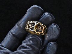 ビンテージスタイル ゴールドリング ディーゼル シグネチャーリング 