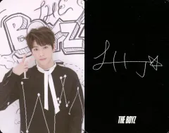 【中古】コレクションカード(男性) The Boyz/HYUNJAE(ヒョンジェ)/裏面印刷サイン入り・背景白・「Boyz」/CD「The First」(Live Ver.)封入特典フォトカード