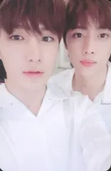 【中古】コレクションカード(男性) The Boyz/HYUNJAE(ヒョンジェ)・SUNWOO(ソヌ)/衣装白/CD「The First」(Fresh Ver.)封入特典フォトカード