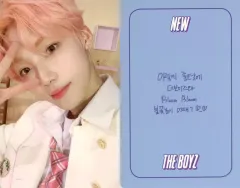 【中古】コレクションカード(男性) THE BOYZ/NEW(ニュー)/裏面青/CD「Bloom Bloom(BLOOM Ver.)」封入特典フォトカード