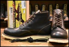 8.5E 良品 犬タグ 98年】レッドウィング 8179 アイリッシュセッター 黒