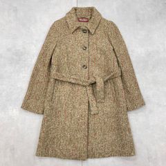 MaxMara STUDIO マックスマーラ ステュディオ コート ツイード ベルト
