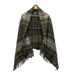 TWEEDMILL ■ ④ チェックマフラー レディース ブラウン×グリーン ー