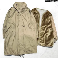 HOUSTON M-51 PARKA モッズコート モッズパーカー ミリタリージャケット ライナー付 Mサイズ KHAKI カーキ ベージュ ヒューストン