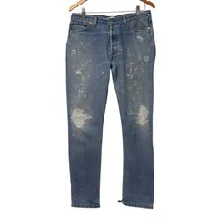 ZK34 RE/DONE × Levi’s リダン × リーバイス デニム ジーンズ ペイント ダメージ加工 USA製 レディース 26サイズ
