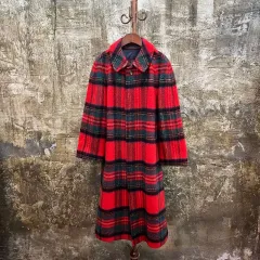 90s J.PRESS(Jプレス) タータンチェック ウールコート 日本 ヴィンテージ