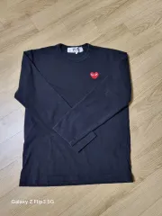 コム・デ・ギャルソン PLAY 黒 ロングスリーブ L