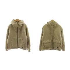 タイオン TAION フリースジャケット リバーシブル フード アウター M ベージュ /AN52