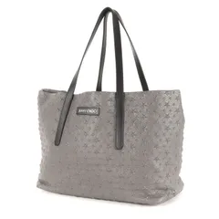【美品】JIMMY CHOO ジミーチュウ バッグ | スター エンボス グレインレザー ショルダー トートバッグ (Pimlico) | グレー | イタリア製 ブランド カバン【メンズ】【中古】のサムネイル