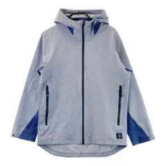 サイズ：M ADIDAS GOLF アディダスゴルフ ×ADICROSS FS4925 フード付 長袖 ジップジャケット 千鳥柄 ネイビー系 [240101588119] ゴルフウェア メンズ ストスト