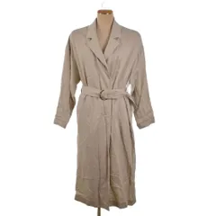 ロペ ROPE トレンチコート 無地 ベルト付き 38 ベージュ アイボリー ■SH ■FY