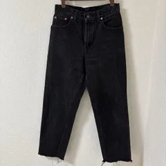 MADE IN USA Levi's リーバイス550 カットオフブラックデニム