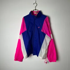 NIKE ナイキ 90s 銀タグ ナイロンジャケット 切替デザイン Mサイ