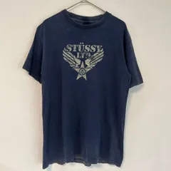 R00082 ｜stussy｜ステューシー｜Tシャツ｜半袖｜シャネルロゴ｜オールド｜old｜90S｜USA製｜紺タグ｜ネイビー｜ストリート｜アメカジ｜古着｜USA古着｜ヴィンテージ｜Y2K｜メンズM｜今期トレンド｜フォロー割