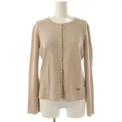 アベニールエトワール Aveniretoile 25SS パールボタンニットカーディガン ニット 長袖 38 ピンク /NR ■OS ■SH