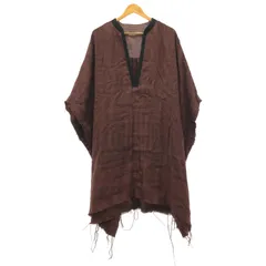 SASQUATCH fabrix (サスクワッチファブリックス) ④ 18AW-JKL-002 PRIMITIVE NEEDLEWORK PONCHOポンチョ18AW-JKL-002 メンズ ブラウン FREE