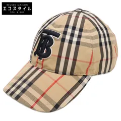 BURBERRY バーバリー 8068032 ノヴァチェック TBロゴ ベースボールキャップ L