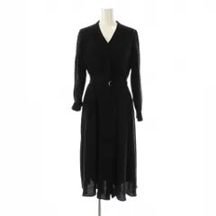 ANAYI ウールツイル フレアワンピース 黒 36 Eternal Line 2025】トリアセサテンフレア ワンピース|ANAYI OFFICIAL