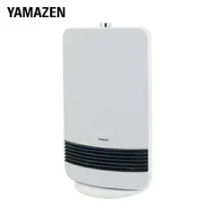 【動作確認済】【中古】本体のみ ヤマゼン 大風量セラミックヒーター 首振り機能搭載出力2段階 EHF-KR12-MW ホワイト系 2022年製