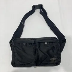 ポーター 吉田カバン TANKER タンカー ボディバッグ ショルダーバック ナイロン BLACK 黒 ブラック メンズ 表記無し ISItems【USED】【古着】【中古】50149770