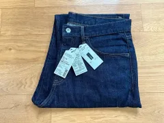 無印良品 無地 ラボ デニム ワイド パンツ 29サイズ