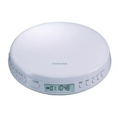 TOSHIBA(도시바) 휴대용 CD 플레이어 TY-P10(W) 어학 학습용 USB 전원 대응 건전지 병용 A?B 리피트 속도 조정 원터치 서치 MP3 재생 카날 이어폰 부속a