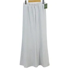 フリークスストア FREAKS STORE Aラインスカート ロング丈  F シルバー色 ラメ ストレッチ タグ付き 