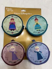 (TOKYO ディズニーシー新作)(新品)アナと雪の女王 アナ&エルサ キーホルダーポーチ 4種セット