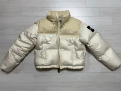 THE NORTH FACE ホワイトレーベル ノベルティ ヌプシ ダウンジャケット クリーム S/85