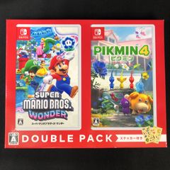 新品 Switch スーパーマリオブラザーズワンダー ピクミン4 DOUBLE PACK