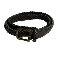 C413 UNIQLO ユニクロ レザー メッシュ ベルト レディース メンズ