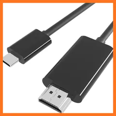 【新品】 USB C HDMI ケーブル - 1M 4K@30Hz映像出力/ミラーリング/在宅勤務 HDMI Type-C 変換 ケーブル Thunderbolt 3/4 対応 タイプC 接続ケーブル MacBook/iPad/iPhone15/16 Pr 1