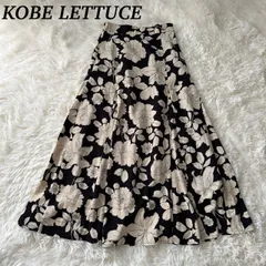 神戸レタス ロングスカート フレアスカート 花柄 総柄 大人可愛い