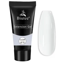 Biutee 長さだし ジェルネイル ポリネイルジェル エクステンションジェル 60g UV LEDライト対応 初心者用 (クリア)