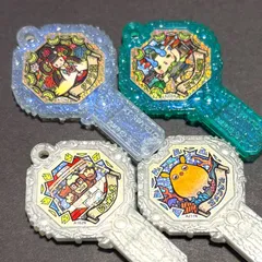 妖怪ウォッチ　妖怪アーク　4本セット　鍵　コマさん孫策　ククリ姫　じんめん犬　コメンダコ　妖怪ウォッチシャドウサイド